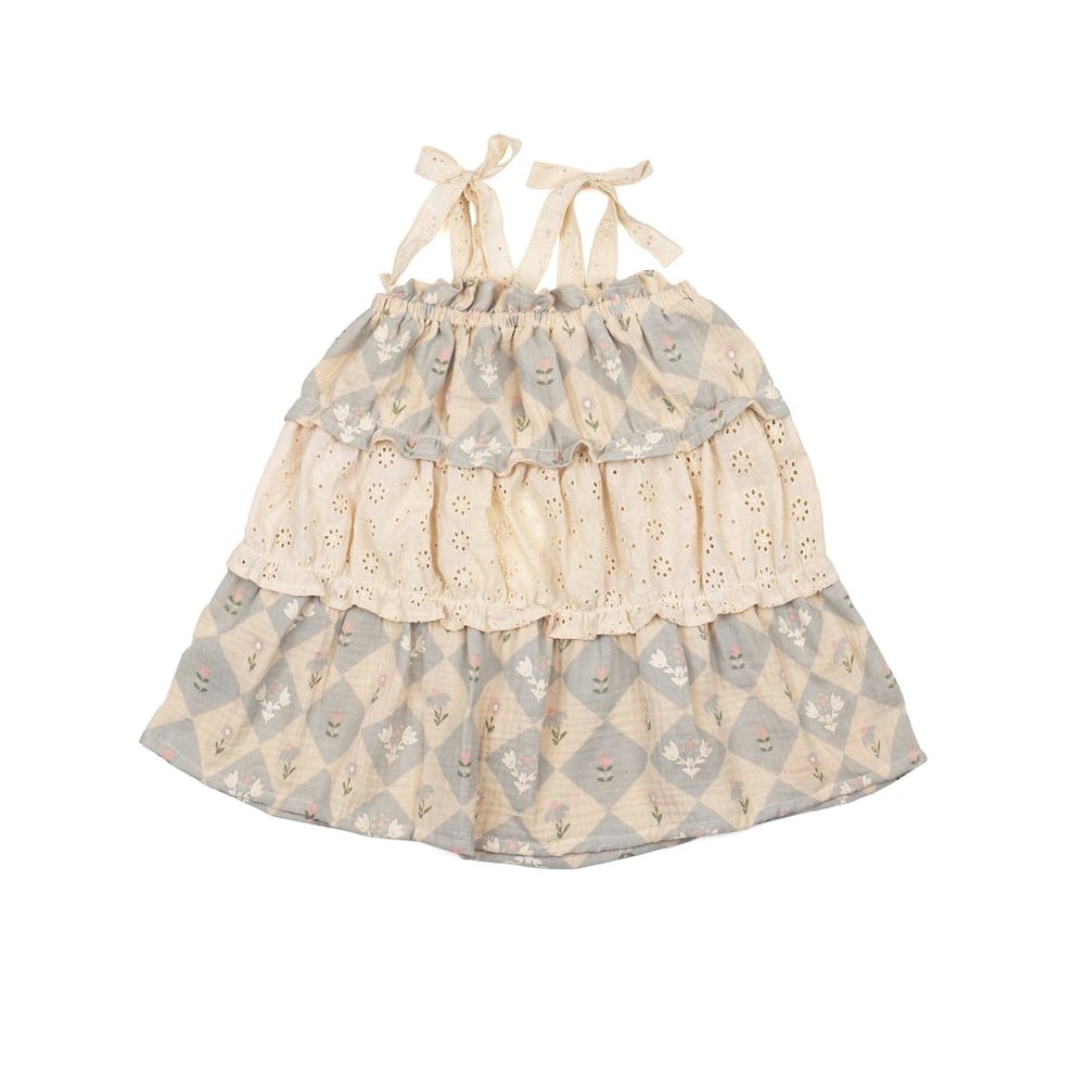 Image of Amber Dress - Dusted Blue