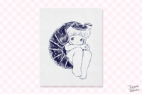 Bug in a Ball  8x10" Poster Print