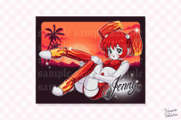 90s Anime Aesthetic Teenage Robot Jenny XJ9 8x10" Poster Print