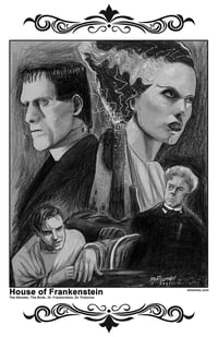 House of Frankenstein  11x17 Print