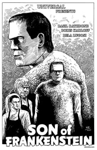 Son of Frankenstein  11x17 Print