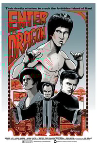 Enter The Dragon 11x17 Print