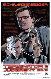 Terminator 2 11x17 Print
