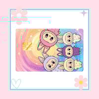 Credit Card Waterproof Sticker Labubu