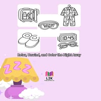 Image 2 of Nighttime Essentials : A bold and easy coloring book 