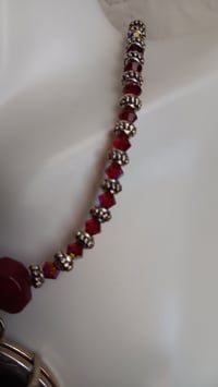 Image 12 of BI COLOR TOURMALINE WITH DUO RUBY STONE NECKLACE 