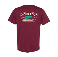 Image 2 of Burgundy Logo Tee