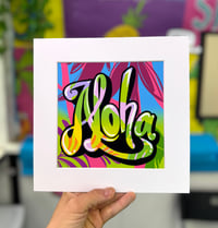 "Aloha Vibes" Neon Green