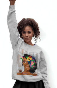 Image 1 of Bloom Sweatshirt - Gray