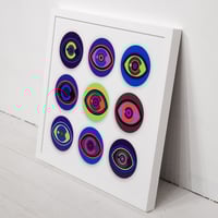 Image 3 of 'Nine Eye Dots' - Premium Print (framed)