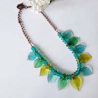 Image 4 of Leaf Necklace with Copper