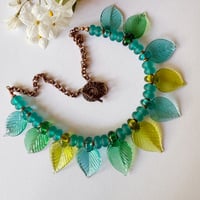 Image 8 of Leaf Necklace with Copper