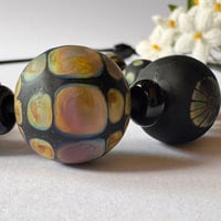 Image 6 of Raku and Black Necklace