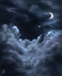 Image 1 of THE DRAGONS TALE - Signed limited edition FineArt prints 