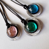 Image 1 of Pendants Pink/Aqua/Teal