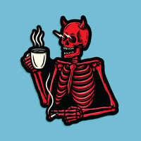 Latte Loungin' Sticker