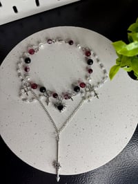 Image 4 of Victorian Gothic Purple Choker Necklace 
