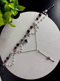 Image 1 of Victorian Gothic Purple Choker Necklace 