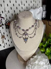 Image 3 of Purple Queen Choker Necklace 