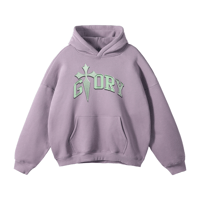 Image 1 of Celestial Runner Hoodie (Dark Purple)