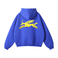Image 2 of Celestial Runner Hoodie (Klein Blue)