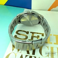 Image 2 of 2002 Seiko Quartz Blue Dial Day-Date Wristwatch (7N43-9080)