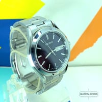 Image 4 of 2002 Seiko Quartz Blue Dial Day-Date Wristwatch (7N43-9080)