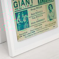 Image 4 of Andre the Giant Vintage Screen Printed Handbill (1977) - (Framed)