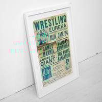 Image 5 of Andre the Giant Vintage Screen Printed Handbill (1977) - (Framed)