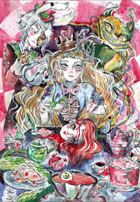 Alice in Wonderland A3 Print