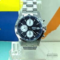 Image 3 of 2009 Seiko Quartz 'Reverse Panda' Chronograph (7T92-0DW0)