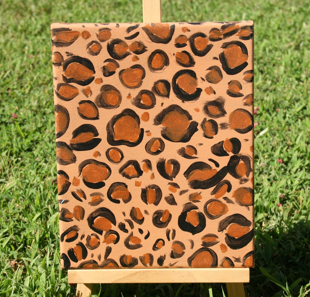 Image of Leopard on Canvas