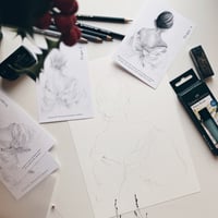 Image 3 of Pas à pas N&B aux crayons aquarelle