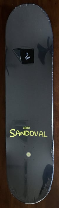 Image 2 of TOMMY SANDOVAL Zero Skateboard Deck - Krusty the Clown