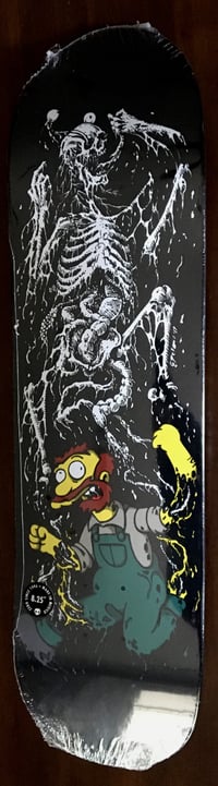 Image 1 of JAMES BROCKMAN Zero Skateboard Deck - Springfield Massacre Groundskeeper Willie