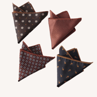 Image 1 of 🕴️ The Iron & Ink Pocket Squares - 4 Colours