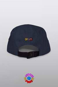 Image 3 of CHANGE YA TUNE 5-PANEL — NAVY