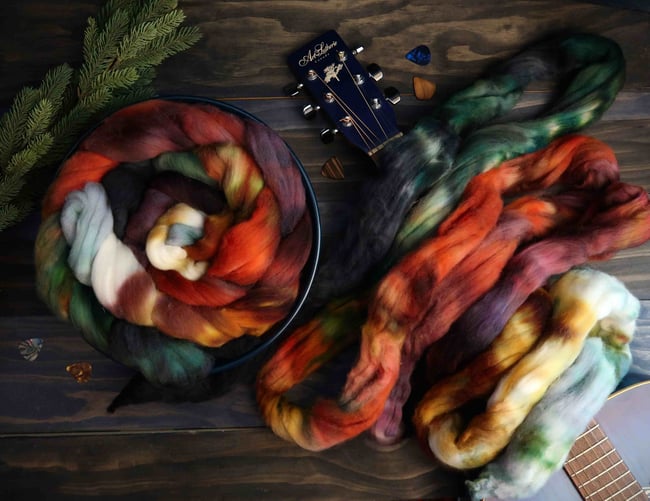 Lungs Combed Top - Fine Polwarth