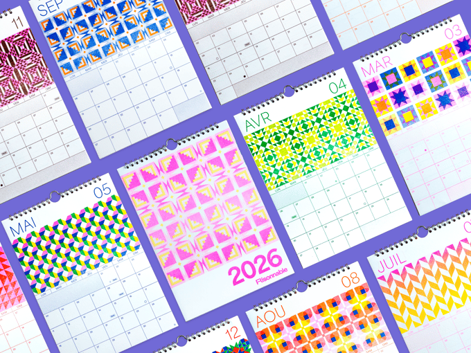 Calendrier 2026 de Risonnable Studio