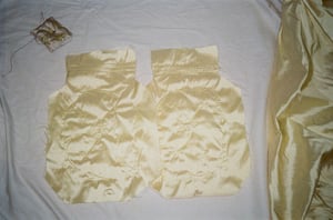 Image of Silk covered hot water bottle