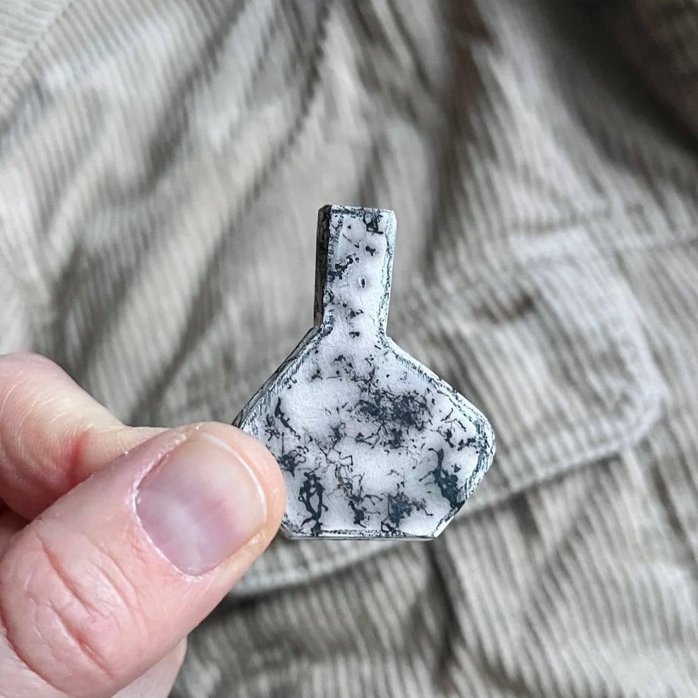 Image of Raku Broach pin