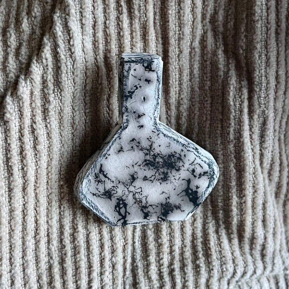Image of Raku Broach pin