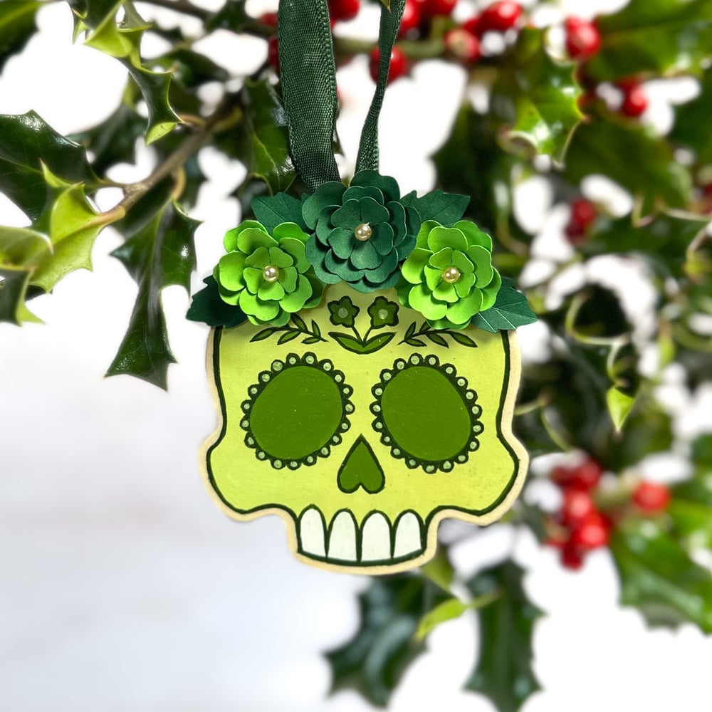 Image of Suspension Calavera Verte