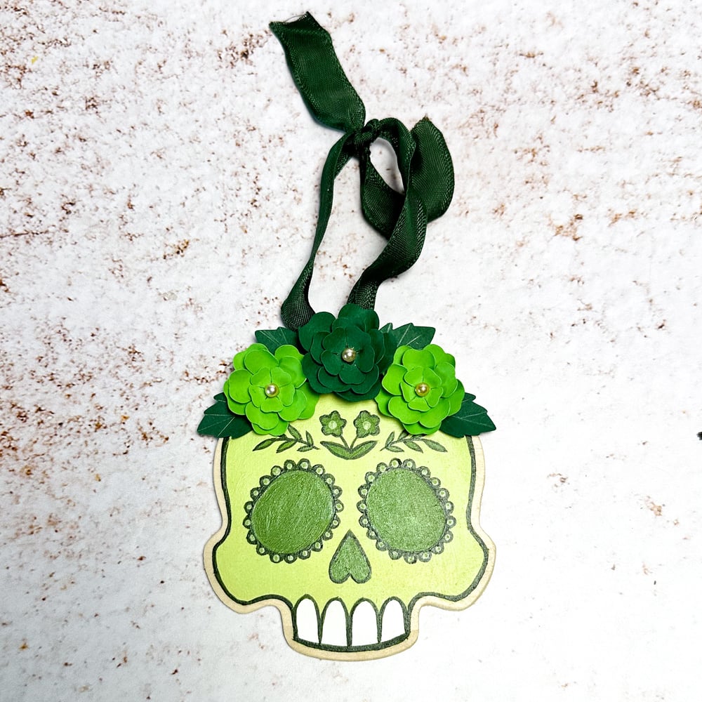 Image of Suspension Calavera Verte