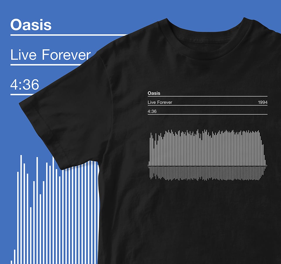 Oasis T shirt | Serigrafica7585