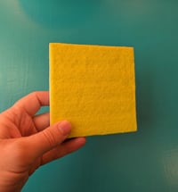 Image 4 of Black Cat handpainted tile coaster