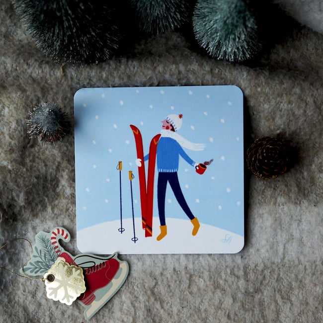 Collection de Noël 2025 : le skieur 