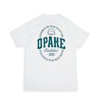 Image 2 of VARSITY CREST TEE - WHT
