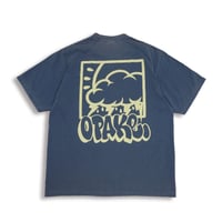 Image 2 of OTB THROWIE HEAVYWEIGHT TEE - WASHED DENIM