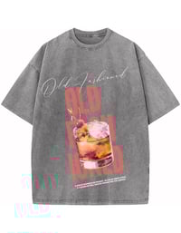 Image 1 of Vintage Cocktail Acid Wash Tee